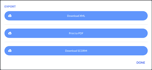 PDF Export