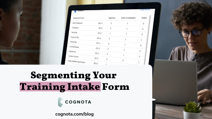 segmenting your training intake forms