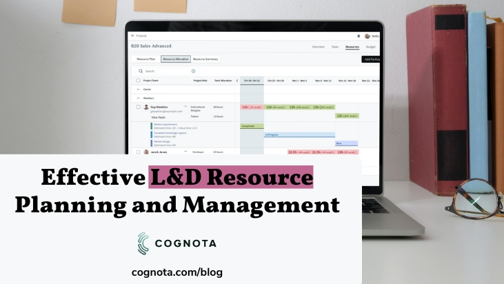 resource planning and management for l and d