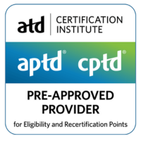 atd accredited training badge