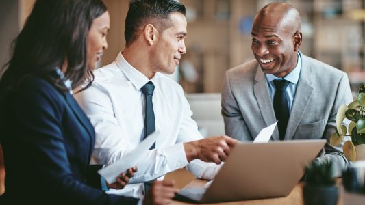 Smiling L&D team members